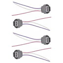 4X 点火コイルプラグコネクタハーネス 02-08 日産エクストレイルセントラ 2.5L L4 用 4X Ignition Coil Plugs Connector Harness for 02-08 Nissan X-Trail Sentra 2.5L L4