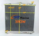 3ROW アルミラジエーター 日産フロンティア/パスファインダー/エクステラ V6 4.0L HPR904用 3ROW Aluminum Radiator for Nissan Frontier/Pathfinder/Xterra V6 4.0L HPR904