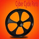 2024 ハーレーダビッドソン ブラックアウト 21 インチ フロント ホイール「5 ブレード」 2024 Harley Davidson Blackout 21" inch Front Wheel "5 Blade"