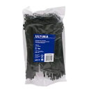 取り付け可能なヘッド ケーブル タイ 6 インチ x 1/8 インチ ブラック Mountable Head Cable Ties 6