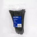 双頭ケーブル タイ (デュアル スロット) 8 インチ x 3/16 インチ ブラック Double Headed Cable Ties (Dual Slot)...