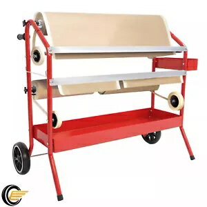 移動式18インチの収納トレイが付いているマルチロールマスキング抄紙機自動車ボディペイント Mobile 18" Multi-Roll Masking Paper Machine With Storage Trays Auto Body Paint