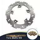 リアブレーキディスクローター + ボルトネジスズキカタナ 650 GSX650F ABS 2008-2014 Rear Brake Disc Rotor + Bolts Screws For Suzuki Katana 650 GSX650F ABS 2008-2014(2)