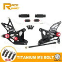 Rearsets フットレストフットペグ Kawasaki Ninja ZX6R ZX636 2005 2006 リアセット Rearsets Footrest...