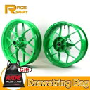 フロントリアホイールリムホンダ CBR600RR 2007 - 2022 CBR 600 RR PC40 ネオングリーン Front Rear Wheels Rims For Honda CBR600RR 2007 - 2022 CBR 600 RR PC40 Neon Green(2)