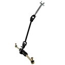ゴーカートフロントステアリングホイールタイロッドボールエンドラックアジャスタブルシャフト組立キット Go kart Front Steering Wheel Tie Rod Ball End Rack Adjustable Shaft Assembly kit(2)