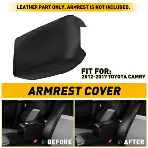 OXILAM 2 ブラックアームレストクッションカバースキントヨタカムリ 2012-2017 アクセサリー OXILAM 2 ..