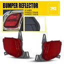 2X リアバンパーリフレクターケース TO1185108 14-19 ハイランダー LE プラス限定 XLE 用 2X Rear Bumper Reflector Case TO1185108 For 14-19 Highlander LE Plus Limited XLE