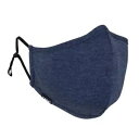 Zan ヘッドギア FMA284 ヘザー ブルー 調節可能なコットン フェイスマスク PM 2.5 フィルター付き Zan Headgear FMA284 Heather Blue Adjustable Cotton Face Mask with PM 2.5 Filter