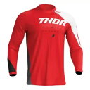 トール セクター エッジ 赤と白 MX オフロード ジャージ メンズ サイズ SM - 4X Thor Sector Edge Red and White MX...