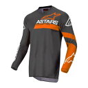 アルパインスターズ フルイド チェイサー グレーとオレンジ MX オフロード ジャージ メンズ サイズ SM & MD Alpinestars Fluid Ch...
