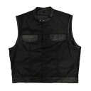 Nex Gen メンズ テキスタイル コンシールド キャリー オートバイ スナップ ベスト ブラック XL Nex Gen Men's Textile Conc...