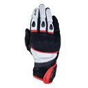 オックスフォード RP-3 2.0 スポーツ ブラック/ホワイト/レッド オートバイ グローブ メンズ サイズ 2X Oxford RP-3 2.0 Sport...