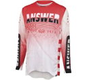 アンサー レーシング A22.5 エリート レボリューション レッド MX オフロード ジャージ ユース サイズ SM - XL Answer Racing A...