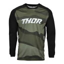 Thor Terrain グリーン カモとブラック MX オフロード ジャージ メンズ サイズ SM - 3XL Thor Terrain Green Camo...