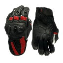 グリフォン セナ ブラック/レッド レザー オートバイ ライディング グローブ メンズ サイズ SM - 2X Gryphon Senna Black/Red ...