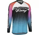アンサー レーシング A22 シンクロン プリズム ブルー/ブラック MX オフロード ジャージ メンズ サイズ XS-2XL Answer Racing A2...