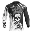 Thor Sector Gnar 黒と白の MX オフロード ジャージ ユース サイズ 2XS - XL Thor Sector Gnar Black and ...