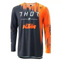 KTM Thor Prime ブルーとオレンジ MX オフロード ジャージ メンズ サイズ SM - XL KTM Thor Prime Blue and Or...