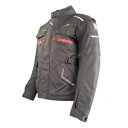 グリフォン フロンティア テキスタイル ブラック モーターサイクル ジャケット メンズ サイズ SM、MD、XL、2X、4X Gryphon Frontier Textile Black Motorcycle Jacket Men's Sizes SM, MD, XL, 2X, 4X