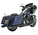 Vance & Hines 46857 モンスター ラウンド 触媒 ブラック スリップオン マフラー Vance & Hines 46857 Monster R...