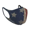 Zan ヘッドギア FMLW408 軽量パトリオット USA フラッグ フェイスマスク 2 枚パック Zan Headgear FMLW408 Lightweight Patriot USA Flag Face Mask 2-Pack