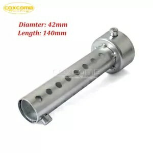 42 ミリメートルエキゾースト缶マフラーインサートバッフル DB キラーサイレンサーオートバイバッフルパイプ 42mm Exhaust Can Muffler Insert Baffle DB Killer Silencer Motorcycle Baffle Pipe