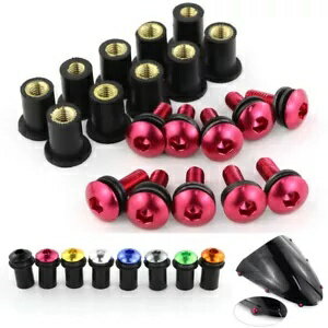 Windshield Screw Fit For Suzuki GW250F Bandit GSF 250/400/600/650/750/1250 Red Windshield Screw Fit For Suzuki GW250F Bandit GSF 250/400/600/650/750/1250 Red