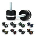 Fit For Kawasaki Ninja ZX-6R/ZX-7R Aftermarket Handlebar Bar End Cap Plug Silver...