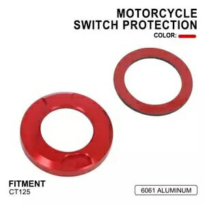 CT125 ȥХåݸСϥ󥿡 CNC CT125 ȥХѥå CT125 Motorcycle Switch Protection Cover Hunter Cub CNC For CT125 Dirt Bike Red