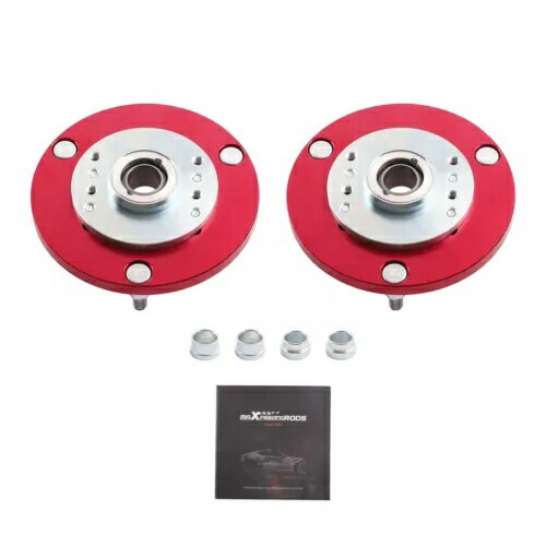 ペア フロント サスペンション ストラット トップ マウント BMW E46 320i 323i 328Ci 330xi M3 レッド..