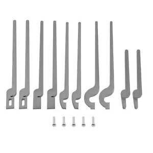 5x 初心者鍛冶屋ブレードスミス鍛造トングツールキットナイフ作成トングセット 5x Beginner Blacksmith..