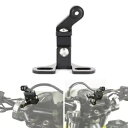 調節可能なバー GPS 電話ナビゲーションスタンドヤマハ YS 125/テネレ 700 ブラックに適合 Adjustable Bar GPS Phone Navigation Stand Fit For Yamaha YS 125/tenere 700 Black(2)