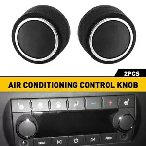 2 個リアコントロールノブエアコンスイッチシボレー GMC ビュイックキャデラック米国 2Pcs Rear Control Knobs Air Condition Switch For Chevrolet GMC Buick Cadillac US