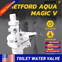 1pc ホワイト RV アップグレードされたセットフォード マジック アクア トイレ V 水バルブ交換 31705 1pc White RV Upgraded Thetford Magic Aqua Toilet V Water Valve Replacement 31705
