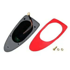 フカヒレアンテナカバーカートリム信号ラジオ AM/FM アンテナブラックアクセサリー 1X Shark Fin Anten..