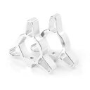 1 2x Silver cycle Fork Preload 17mm Adjuster CNC Aluminum Universal New US 1 2x Silver cycle Fork Preload 17mm Adjuster CNC Aluminum Universal New US(2)