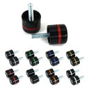 Aluminum HandleBar End Cap Plug Aftermraket Fit For Kawasaki ER-5 KLE500 KLR650 ...