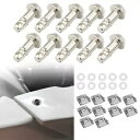 10 PCS 17mm Fit For Ducati 749 916 996 998 999 Quick Release Fasteners Silver 10 PCS 17mm Fit For Ducati 749 916 996 998 999 Quick Release Fasteners Silver(2)