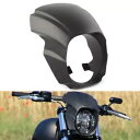 フロントヘッドライトフェアリングカバーマスクフィットハーレーソフテイルブレイクアウトFXBR 2018-23 2022 Front Headlight Fairing Cover Mask Fit Harley Softail Breakout FXBR 2018-23 2022
