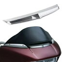 フロントフェアリング エアフローベント アクセントトリム ABS ハーレーロードグライド 2015+ クロームに適合 Front Fairing Air Flow Vent Accent Trim ABS Fit Harley Road Glide 2015+ Chrome(2)