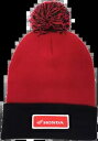 Factory Effex ビーニー ポンポン付き レッド 23-86302 Factory Effex Beanie w/Pom Pom Red 23-86302(2)