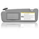 サンバイザー 左側運転席側 バニティ付き ライトグレー LH トヨタ ハイランダー 2014-19用 Sun Visor Left Driver Side W/ Vanity Light Gray LH For Toyota Highlander 2014-19