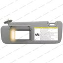 左運転席側サンバイザー バニティ付き ライトグレー トヨタ ハイランダー 2014-2019用 Left Driver Side Sun Visor W/ Vanity Light Gray For Toyota Highlander 2014-2019