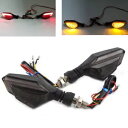 2 個オートバイターンシグナルインジケーターウインカーテールライトデイタイムランニングランプ 2pcs Motorcycle Turn Signal Indicator Blinker Tail Light Daytime Running Lamp(2)