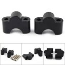 1 1/8インチ 28mm オートバイ ハンドルバー クランプ アダプター フィット スクランブラー / EFI ブラック 1 1/8" 28mm Motorcycle Handlebar Clamp Adaptor Fit Scrambler / EFI Black