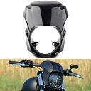 オートバイのフロントヘッドライトフェアリングカバーマスクフィットハーレーソフテイルブレイクアウト 18-22 Motorcycle Front Headlight Fairing Cover Mask Fit Harley Softail Breakout 18-22