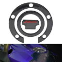 燃料キャップカバーゲルプロテクターパッドカーボンファイバールックヤマハ YZF R6 2006-2017 Fuel Cap Cover Gel Protecto...