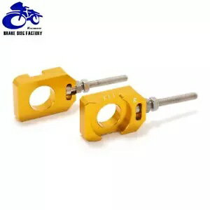 ゴールドリアボルトチェーンアジャスターアクスルブロック SUR-RON ストームビー電動バイク用 Gold Rea..