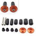 7/8 ''22 ミリメートルオートバイダートバイク CNC ハンドルバーグリップエンドキャッププラグスライダーオレンジ 7/8'' 22mm Motorcyc...